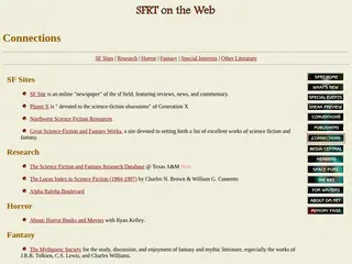SFRT on the Web - Science Fiction, Fantasy, and Horror - Connections to Related Sites