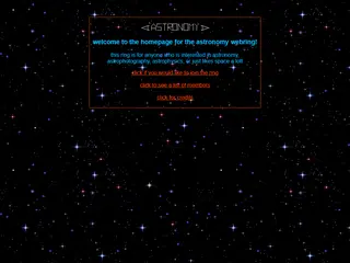astronomy webring