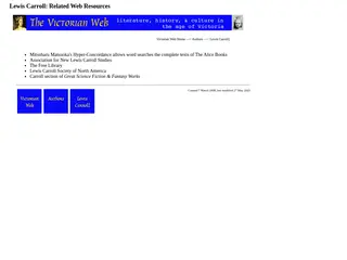 Lewis Carroll: Related Web Resources