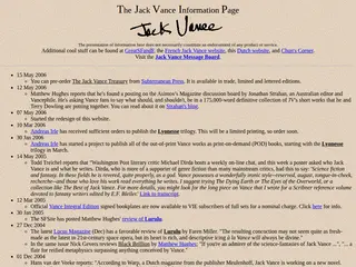 Jack Vance Info Page