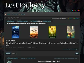 Part XXII: Blaylock/Powers/Jackson/Hilton/Okorafor/Grossman/Cady/Gabaldon/Levin