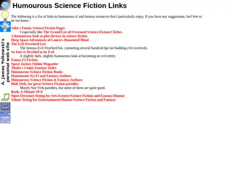 Humourous Science Fiction Links