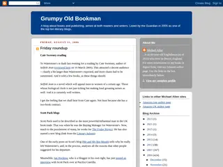 Grumpy Old Bookman: Friday roundup