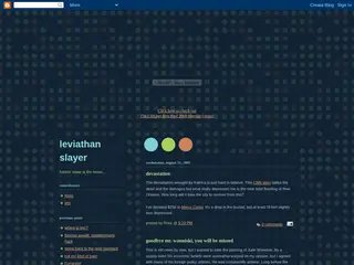 Leviathan Slayer: August 2005