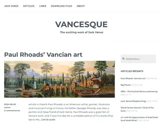 Vancesque – The exciting work of Jack Vance