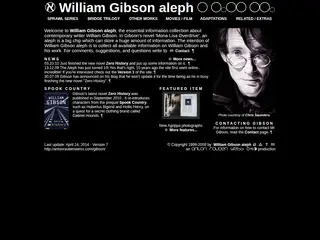 William Gibson aleph - essential information collection