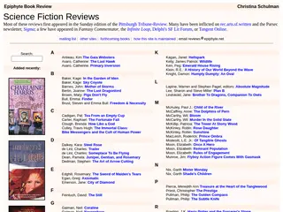 Christina Schulman's Science Fiction Reviews