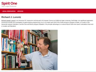 Richard J. Lorentz | Spirit One