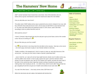 The Hamster's New Home: Winter 2006