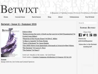 Betwixt | A Magazine of Fantasy, Science Fiction & Everything in Between