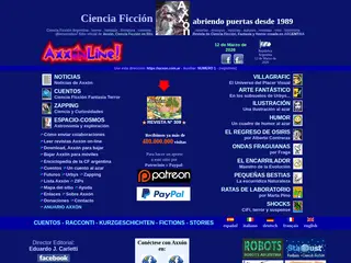 Ciencia Ficción en la Revista Axxón