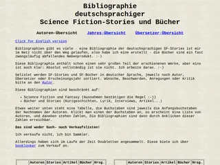 Bibliographie deutschsprachiger SF-Stories und Bücher