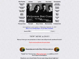 Früvous Dot Com © -- The Official Moxy Fruvous Website