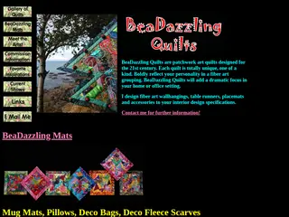 BeaDazzling Quilts: art quilts for interior design