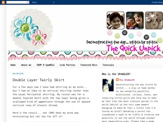 The Quick Unpick: Double Layer Twirly Skirt