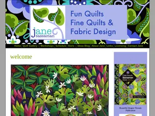 Jane Sassaman - quilt artist, fabric designer, author and teacher