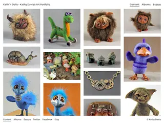 Kath 'n Dolls - Kathy Davis's Art Portfolio