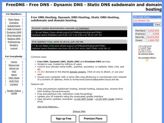 FreeDNS - Free DNS - Dynamic DNS - Static DNS subdomain and domain hosting
