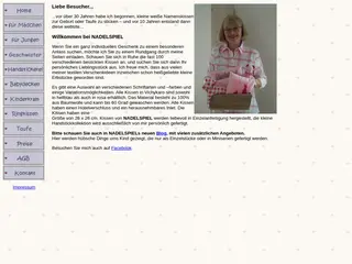 nadelspiel.de - Stickereien f�r kleine und gro�e Leute