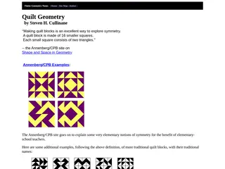 Quilt Geometry