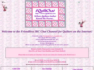 #QuiltChat�, Where Quilters Gather Round the Frame...