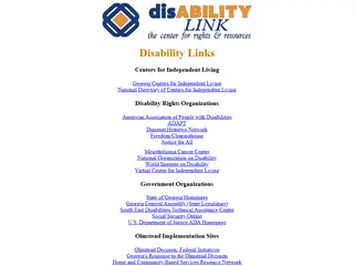Disability Links