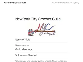 New York City Crochet Guild