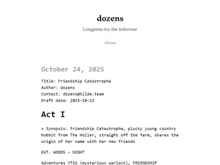 dozens — write.tildeverse.org