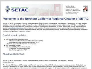 Northern California Regional Chapter of SETAC