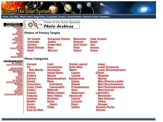 Views of the Solar System Photo Gallery