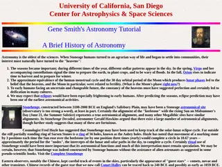 History of Astronomy