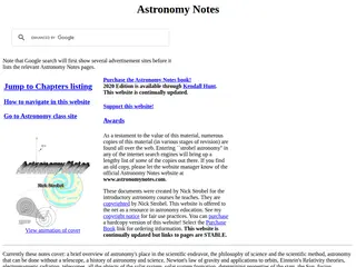 Astronomy Notes