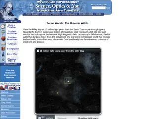 Molecular Expressions: Science, Optics and You - Secret Worlds: The Universe Within - Interactive Flash Tutorial