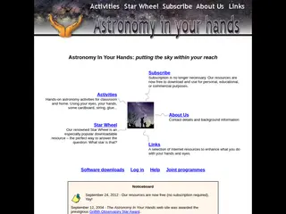 Astronomy In Your Hands