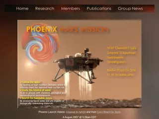 Phoenix Mars Scout Mission