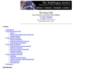The Solar FAQ: Solar Neutrinos and Other Solar Oddities