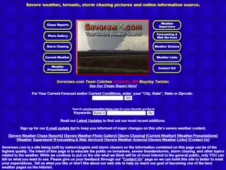 Severe Weather, Tornado, & Storm Chasing Site by Severewx.com