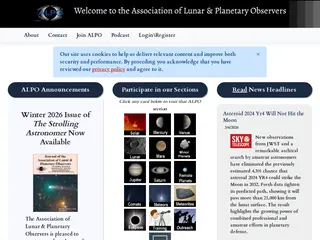 ALPO Home Page - Association of Lunar and Planetary Observers