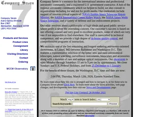 Company Seven | Astro-Optics Index Page
