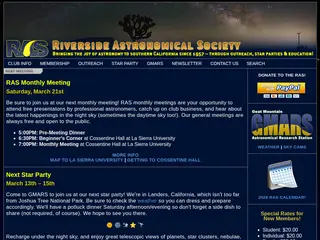 Home of the Riverside Astronomical Society, the best astronomy club in Southern California | RAS