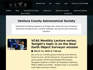 Welcome | Ventura County Astronomical Society (VCAS)