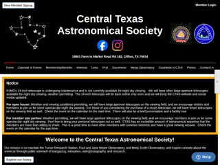 Home - Central Texas Astronomical Society