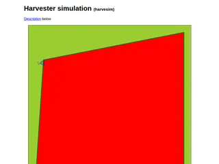 Harvester simulation