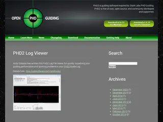 PHD2 Log Viewer - PHD2 Guiding