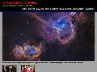 Our Colorful Cosmos – Astrophotography by Steve Mazlin, MD