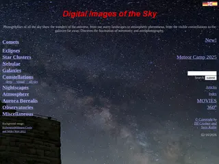 Digital Images of the Sky - Gallery for Astrophotography
