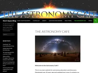 The Astronomy Cafe | Sten's Space Blog