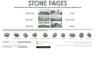 Stone Pages • Web guide to Megalithic Europe