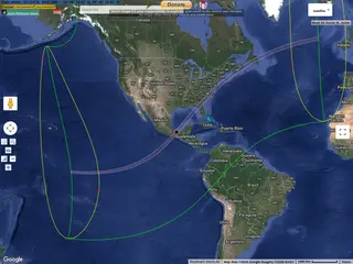 USA - 1970 March 7 Total Solar Eclipse - Interactive Google Map - Xavier Jubier