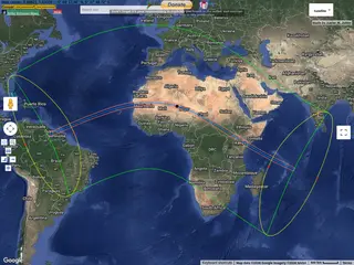 Mauritania - 1973 June 30 Total Solar Eclipse - Interactive Google Map - Xavier Jubier
